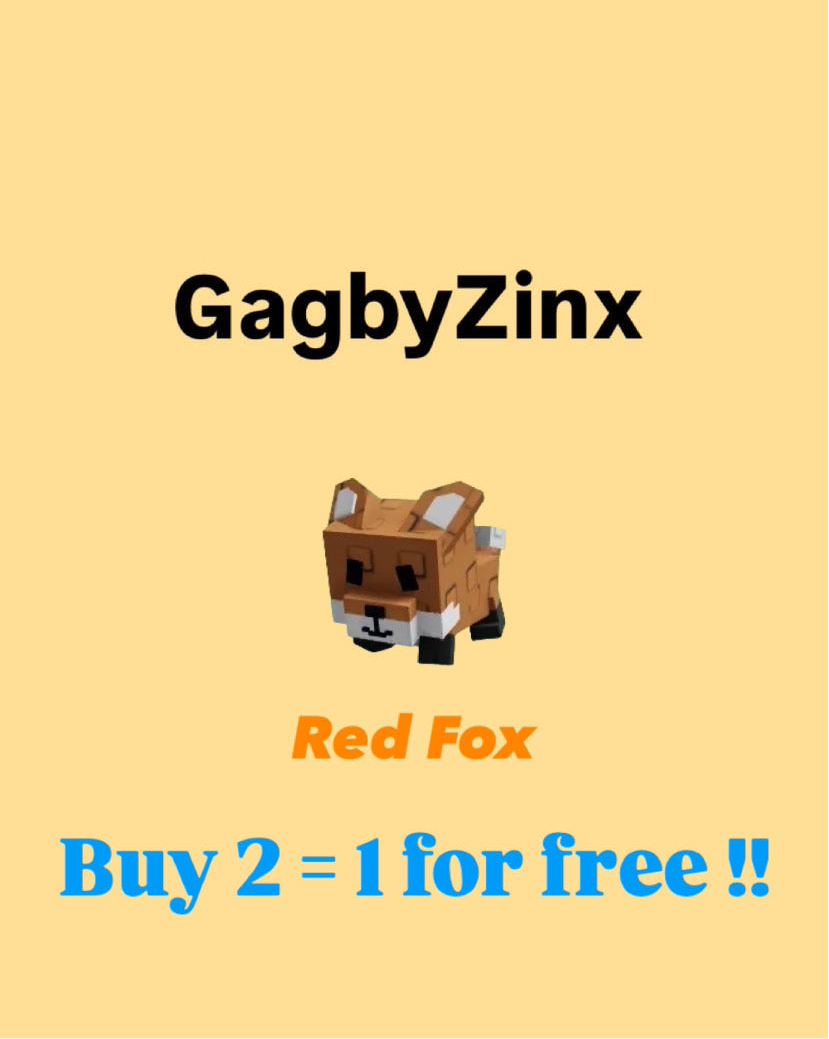 Red fox 🦊 ( BUY 2 = you get 1 Free🔥)